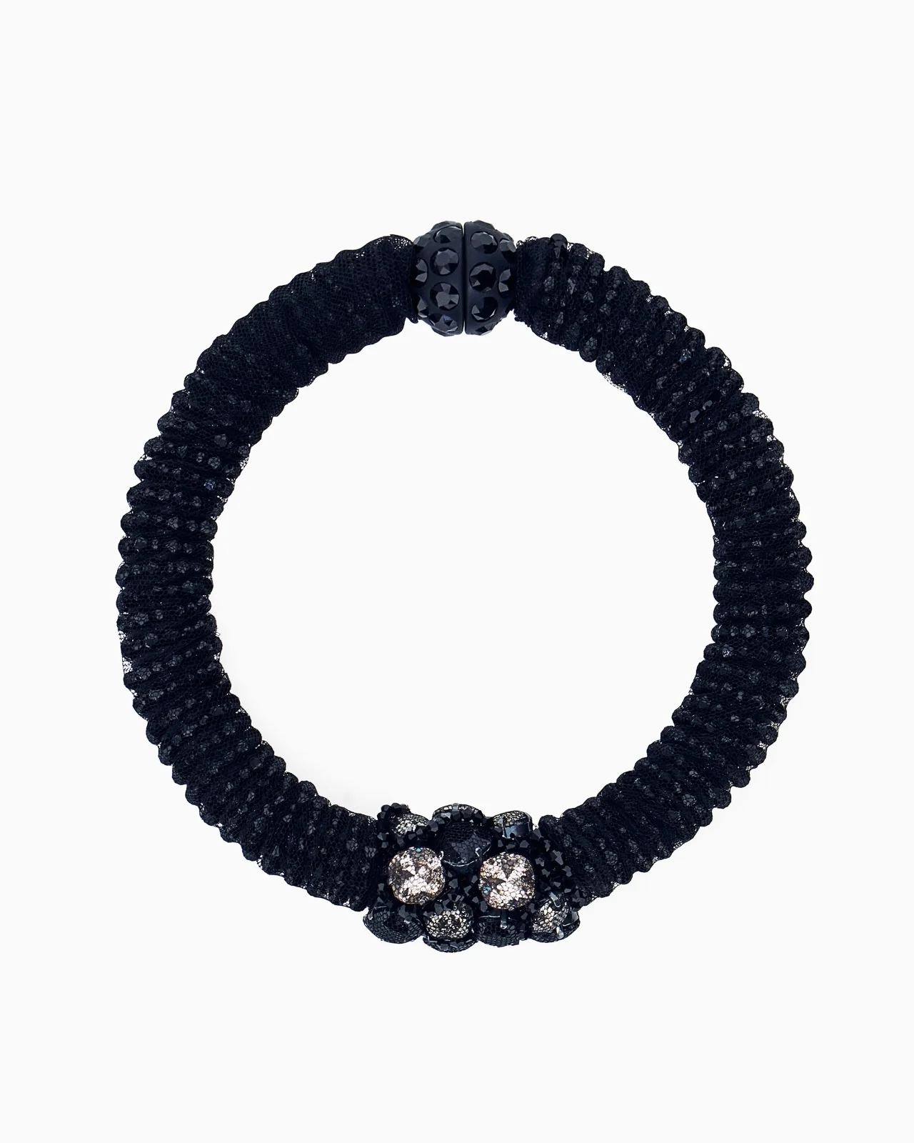 MULTISTRAND RESIN AND GLASS NECKLACE - 1