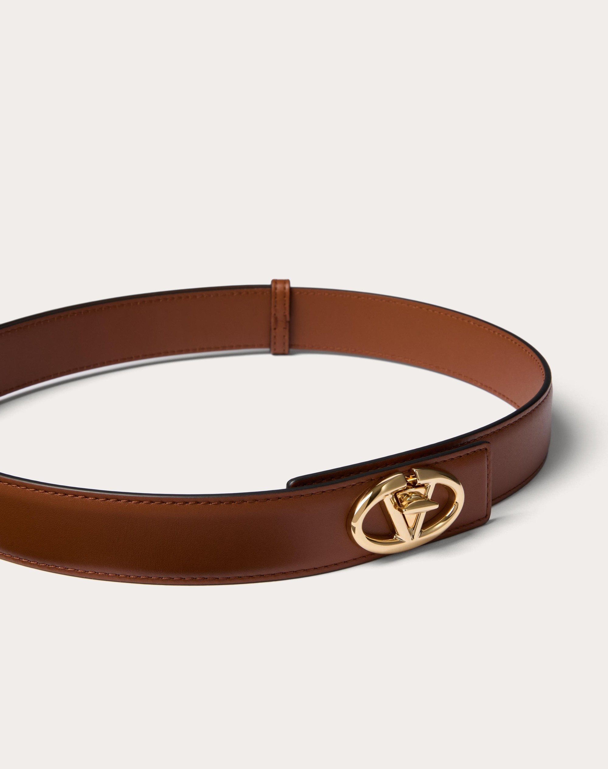 THE BOLD EDITION VLOGO CALFSKIN BELT 30 MM - 4