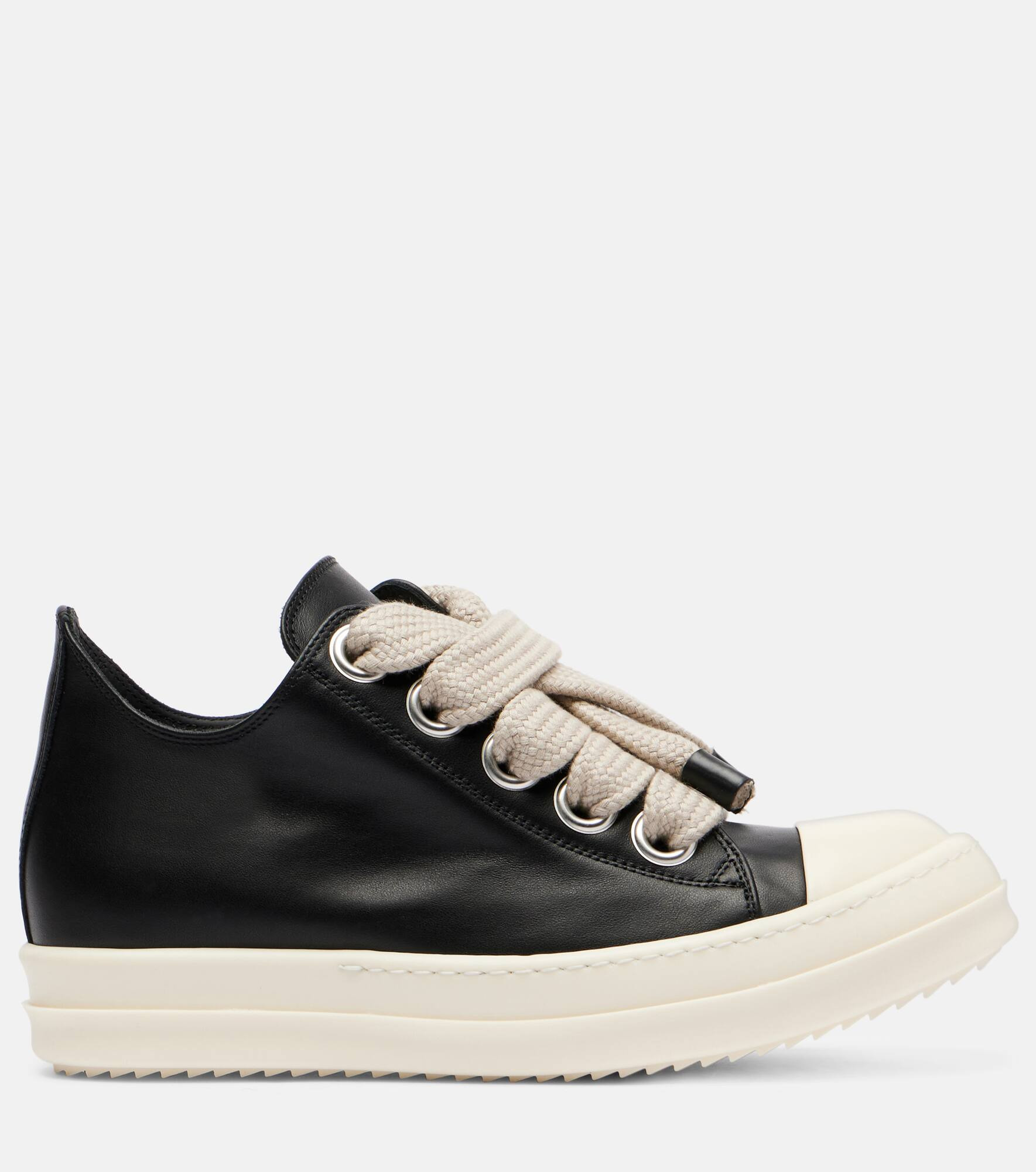 Jumbolace leather sneakers - 4