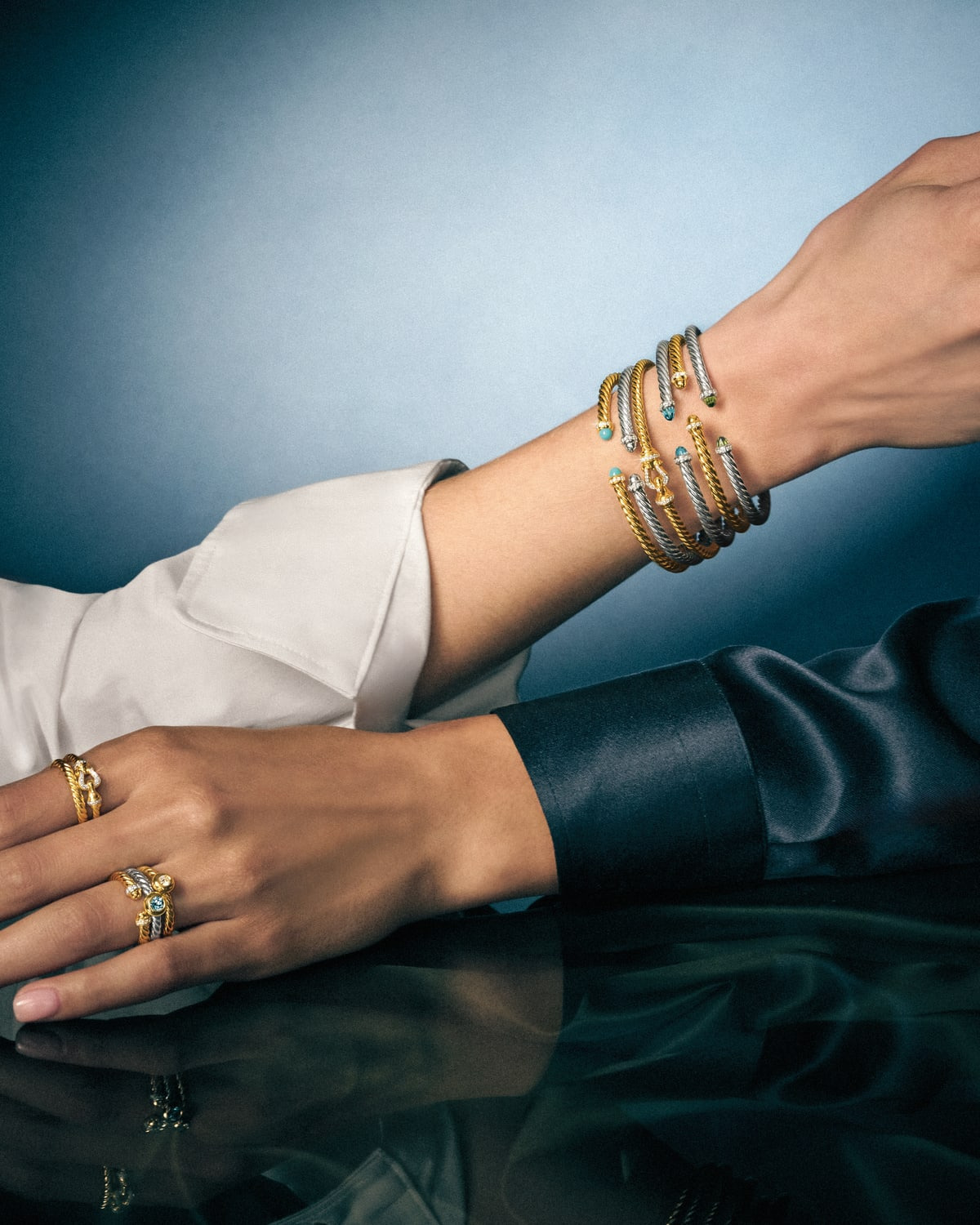 3.5mm Buckle Bracelet in 18K Gold - 6