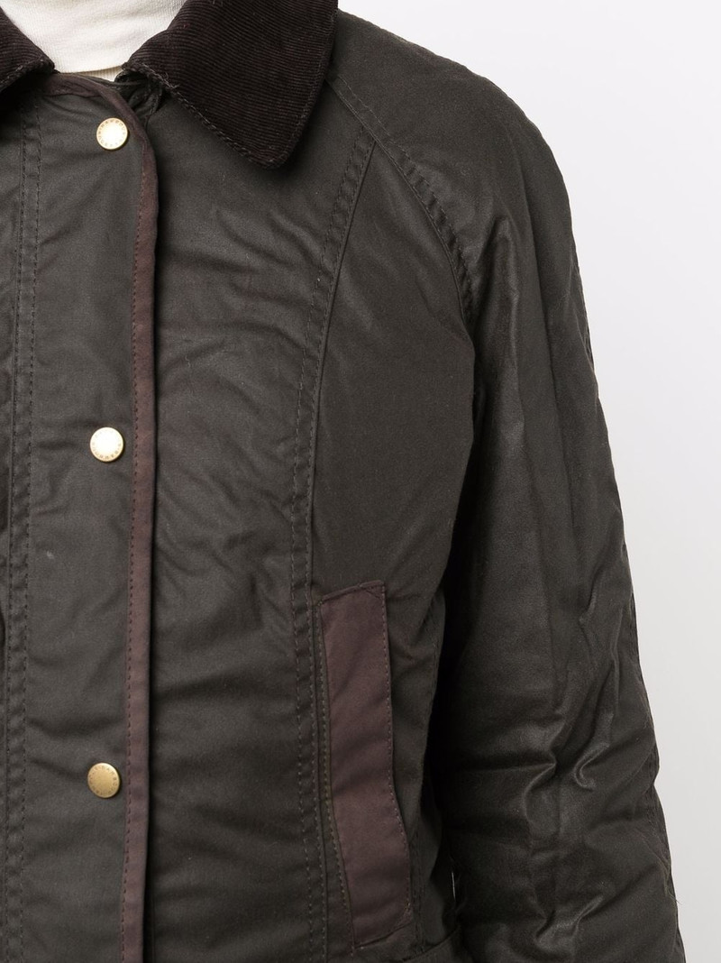 wax-coated buttoned-up coat 5