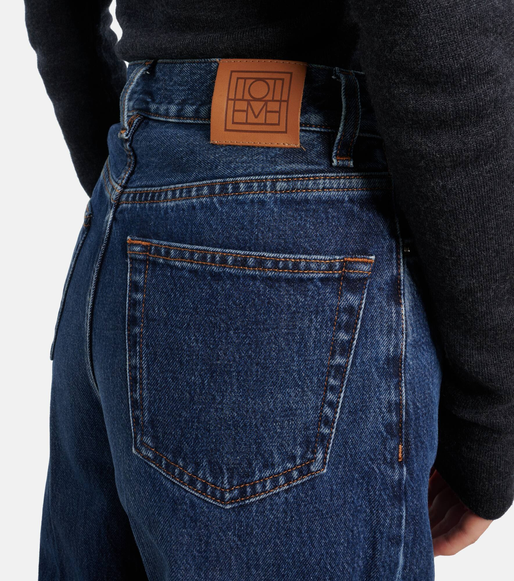 High-rise wide-leg jeans - 6