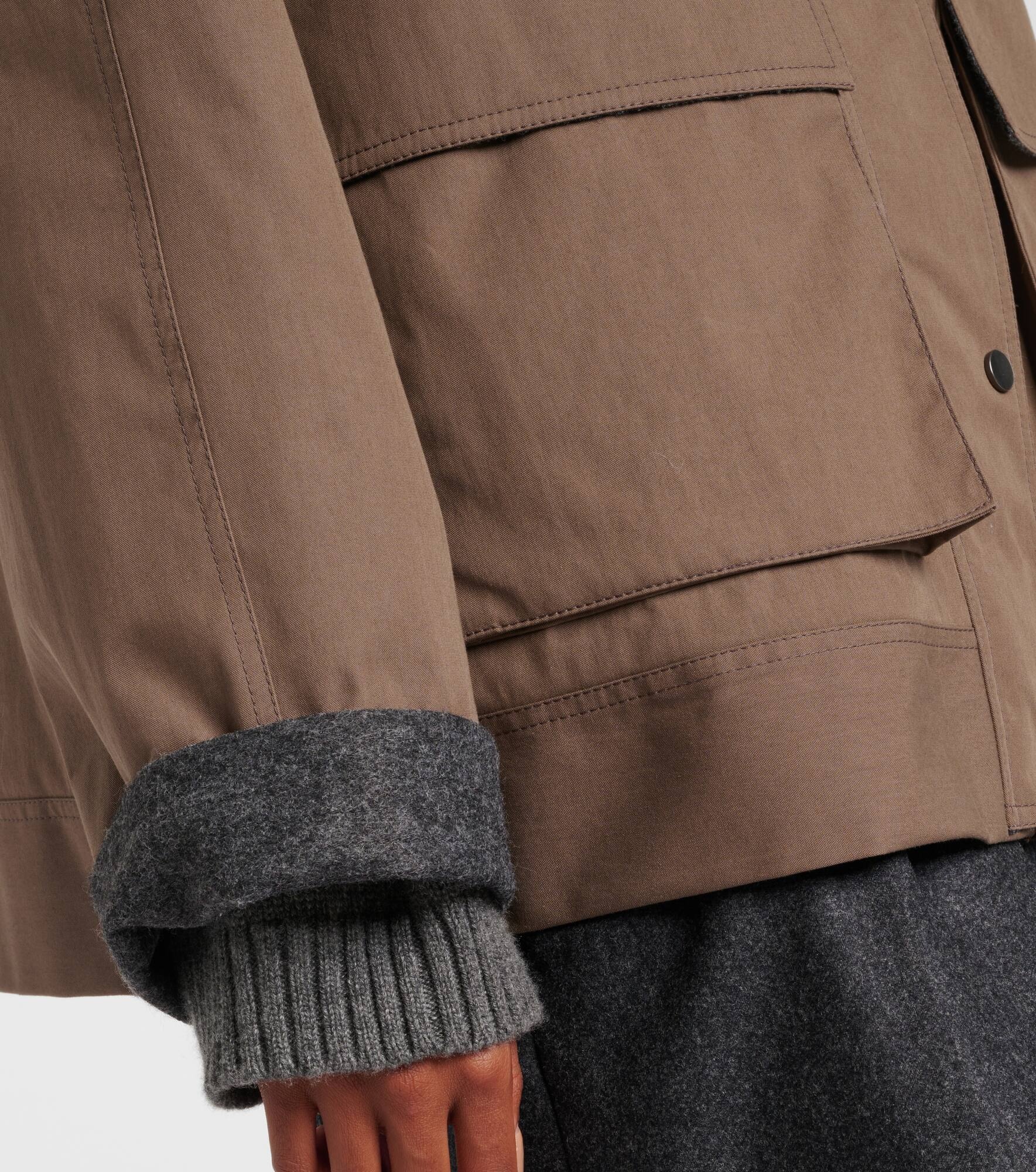 Cotton-blend jacket - 6