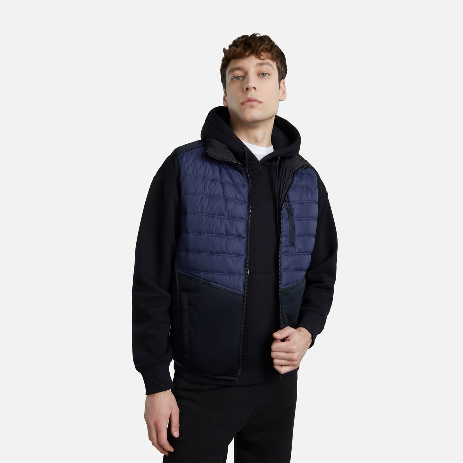 Quilted Gilet Black - 4