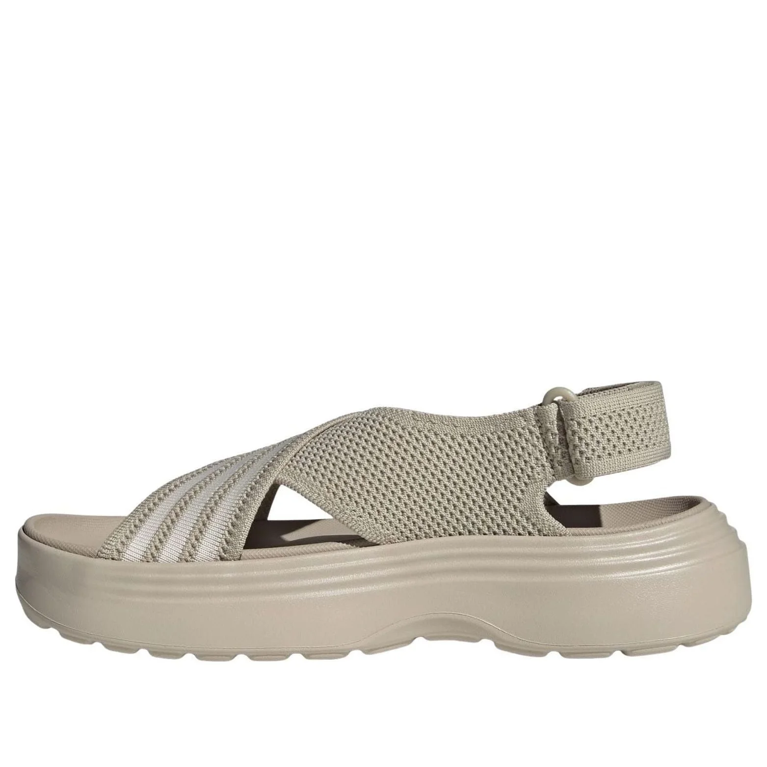(WMNS) adidas Lifestyle Sandal 'Wonder Beige' KK0395 - 1