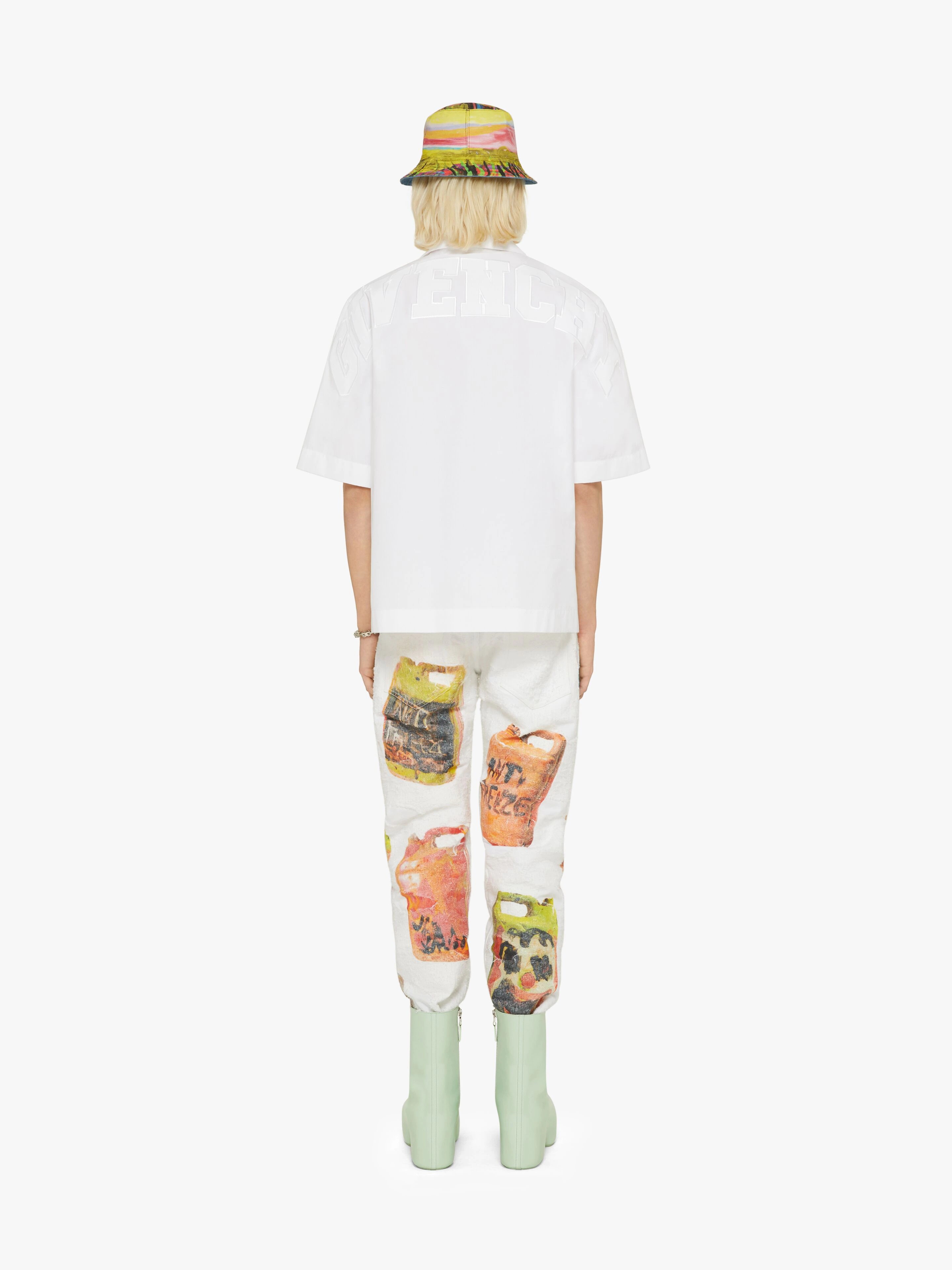 HAWAIIAN SHIRT IN GIVENCHY POPLIN - 4