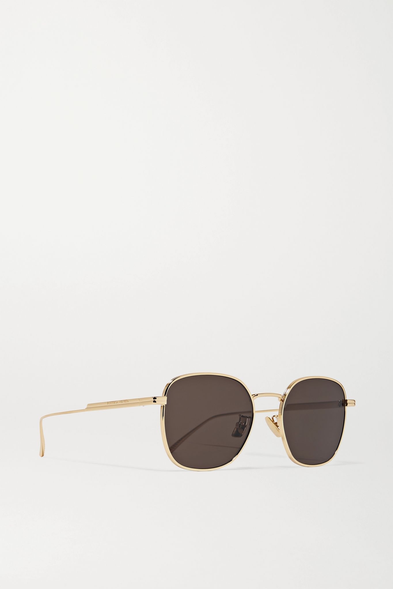 Light Ribbon square-frame gold-tone sunglasses  - 4