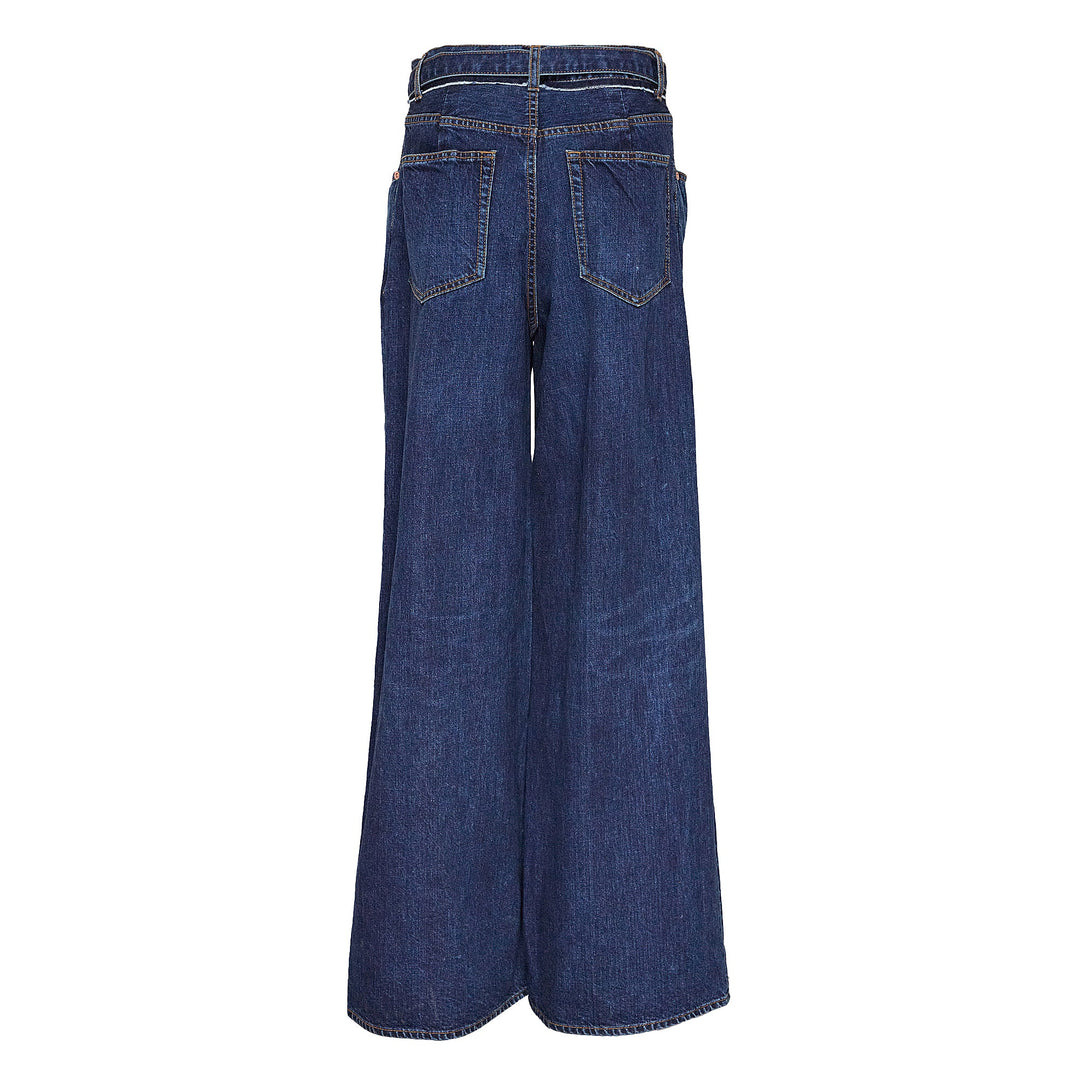 Wide Denim Pants - 2