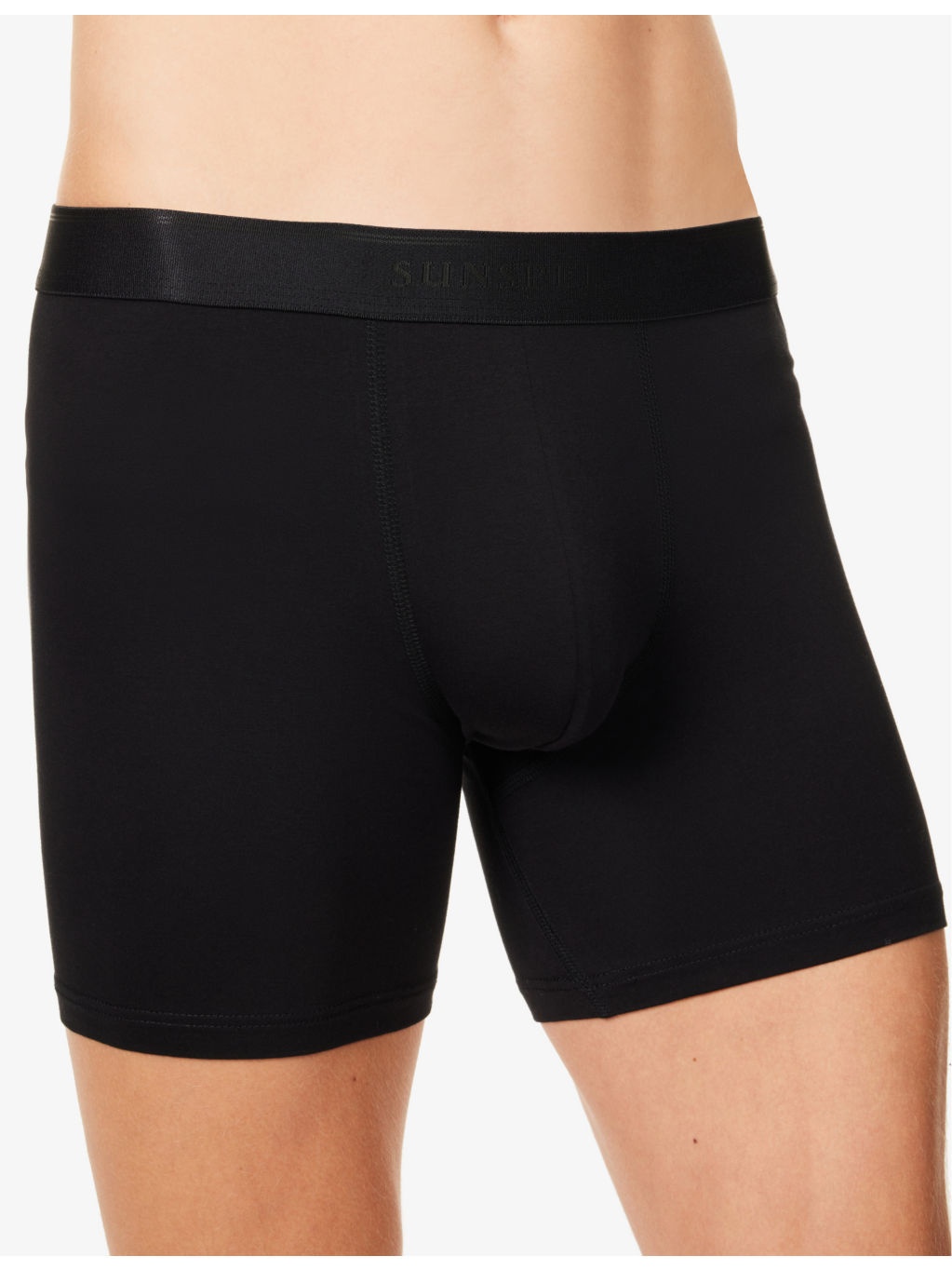 Elasticated-waistband stretch-cotton trunks - 4