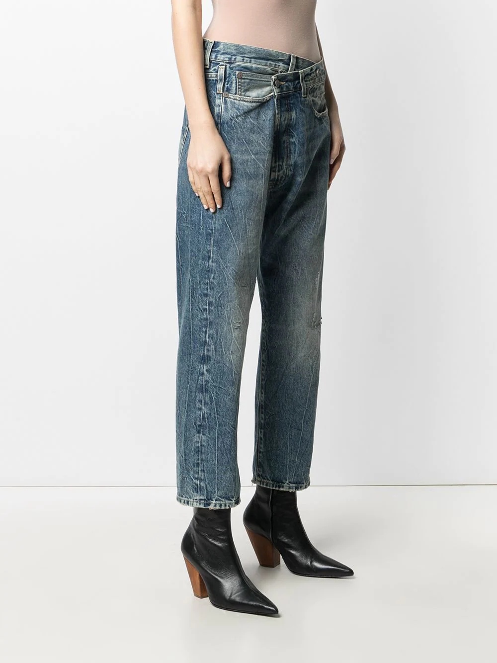 crossover high-rise jeans - 3