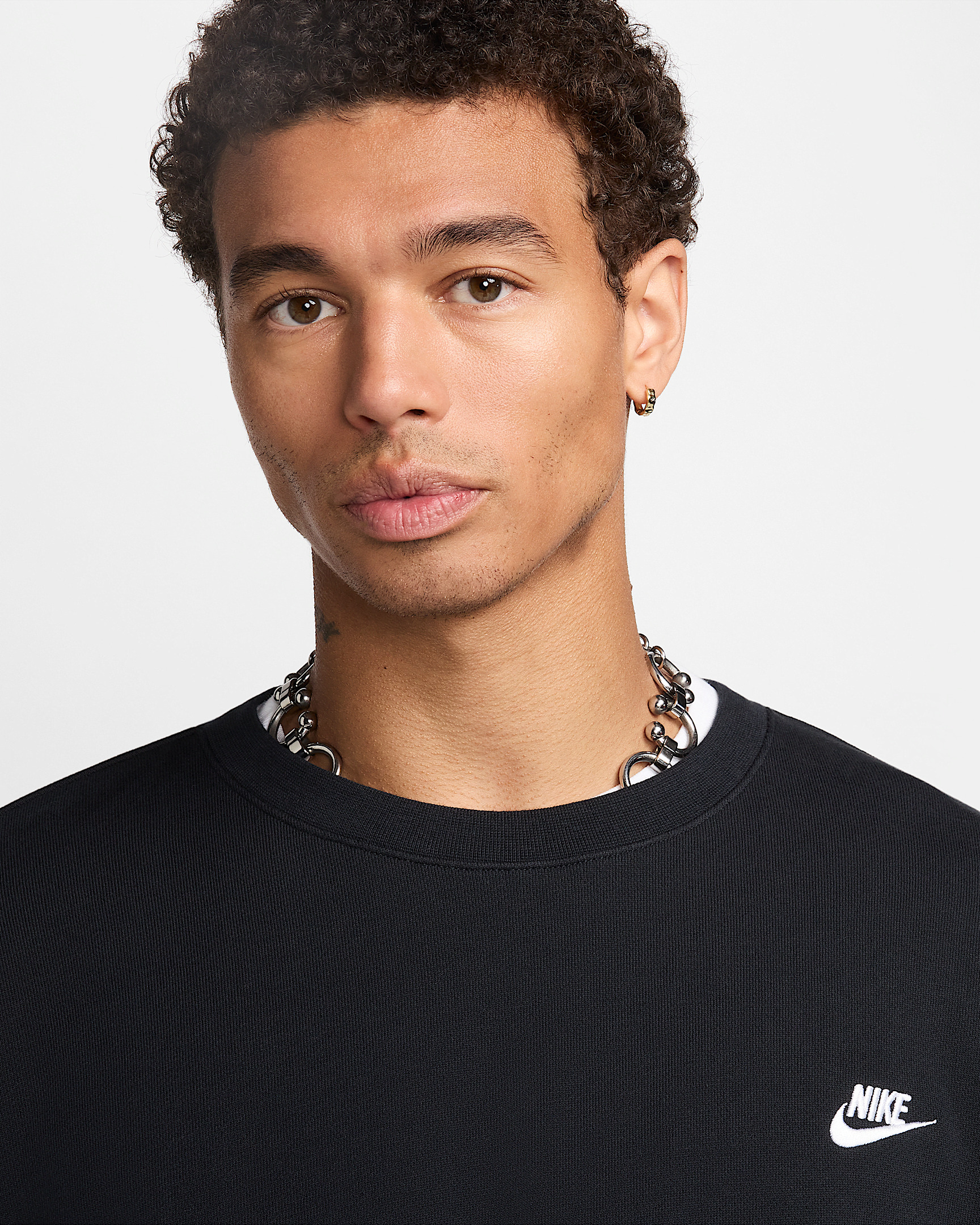 Nike Club Fleece Men's Oversized French Terry Crew - 3