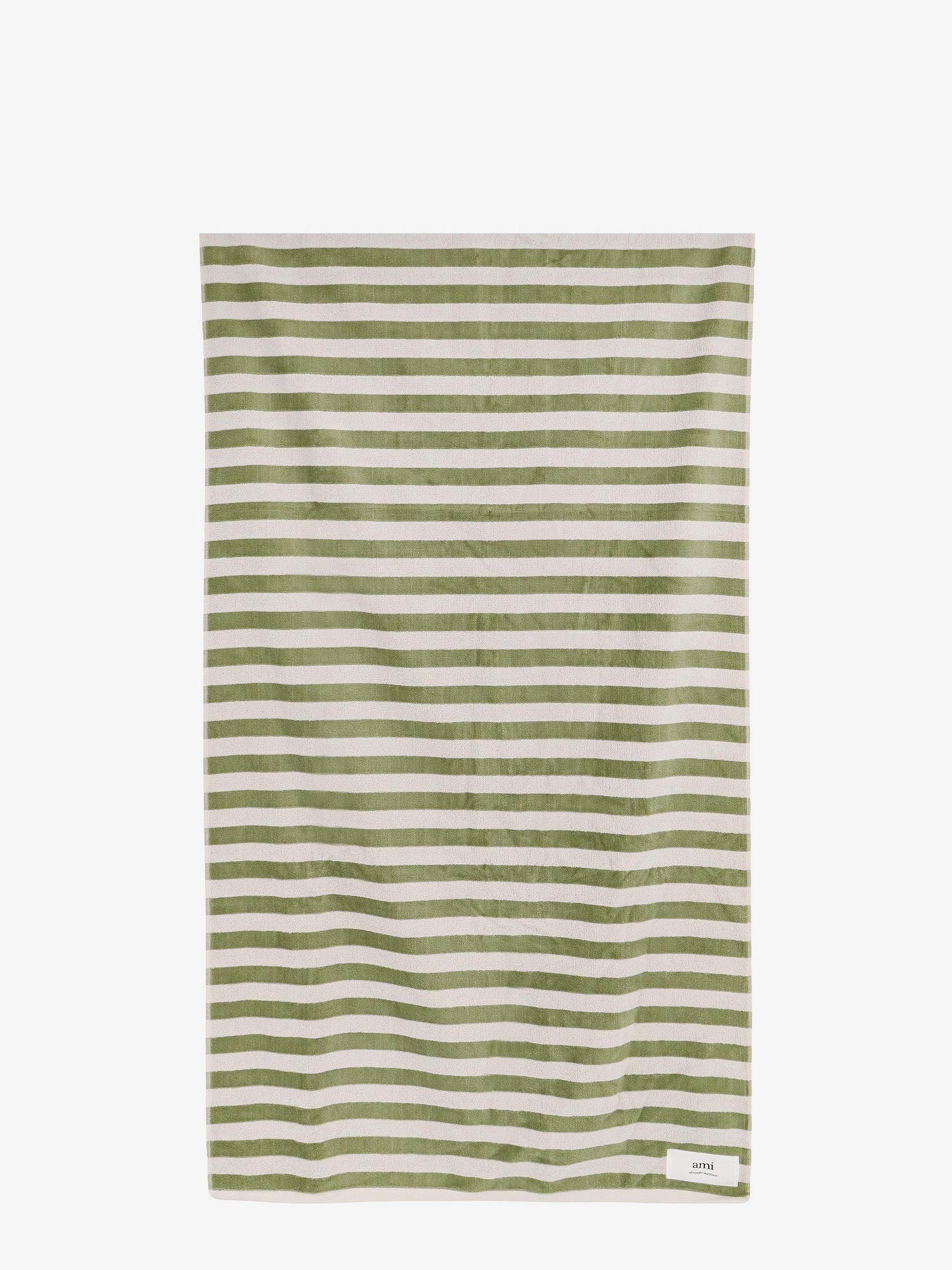 Ami Paris Man Beach Towel Man Green Beach Towels - 1