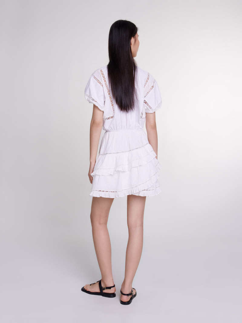 Short embroidered dress 4
