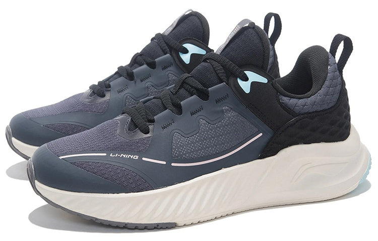 (WMNS) Li-Ning Sport Leisure 'Navy Grey White' AGLR236-2 - 3