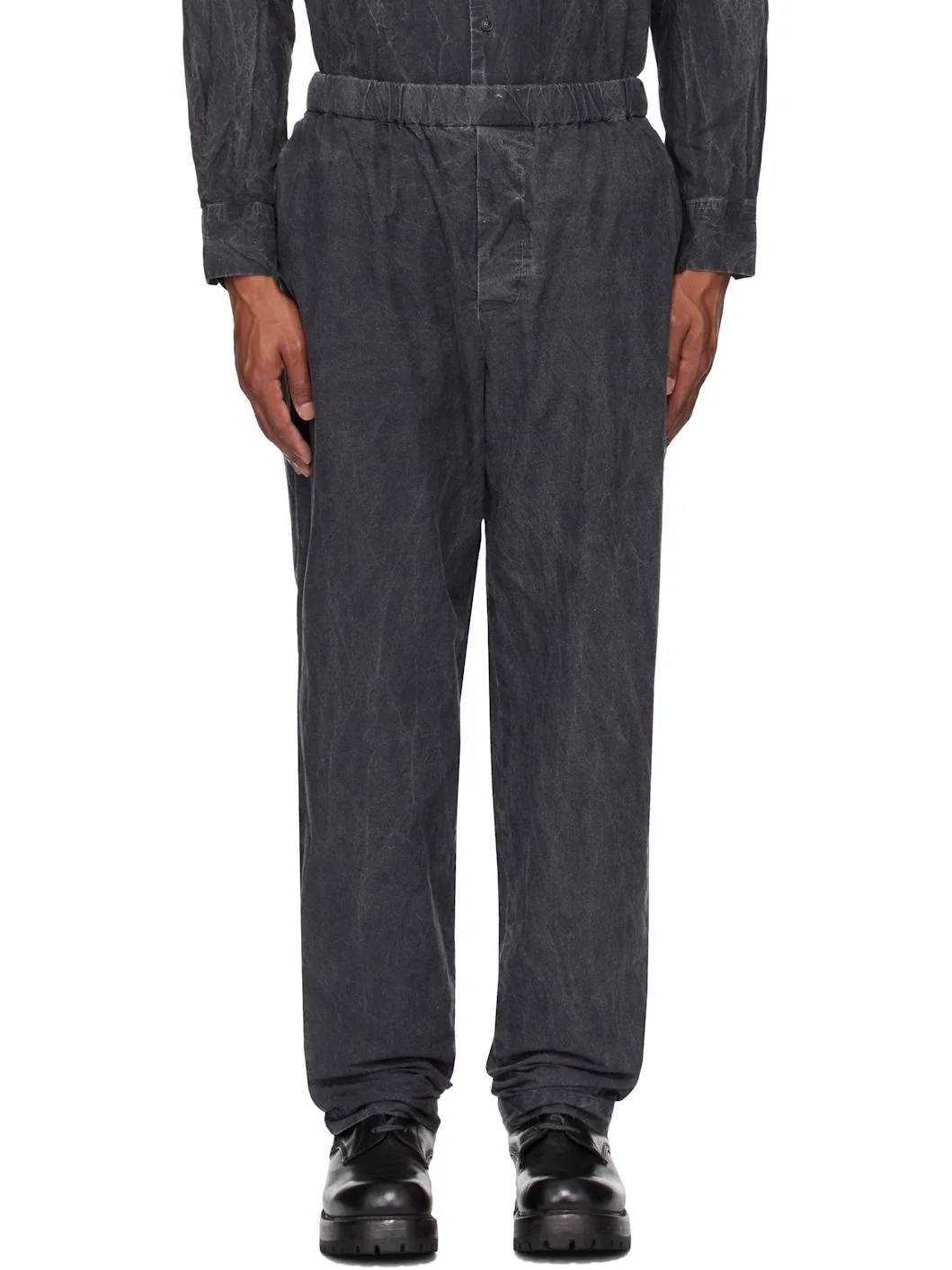 Black Jog Ah Trousers - 1