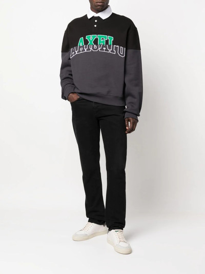 Axel Arigato polo-collar sweatshirt outlook