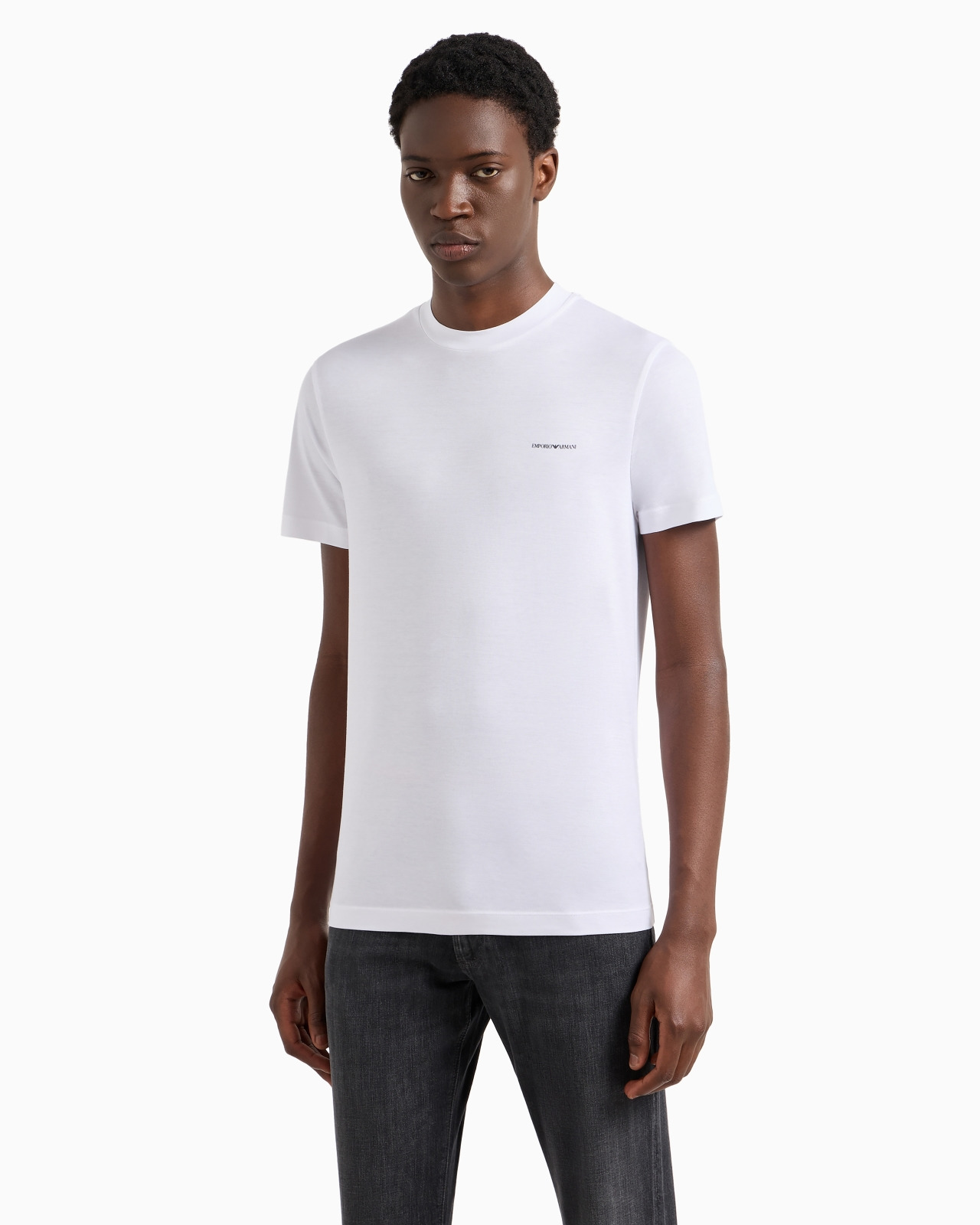 Lyocell-blend jersey T-shirt with ASV micro logo lettering - 4