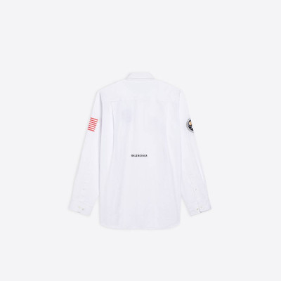 BALENCIAGA Men's Space Shirt in White outlook