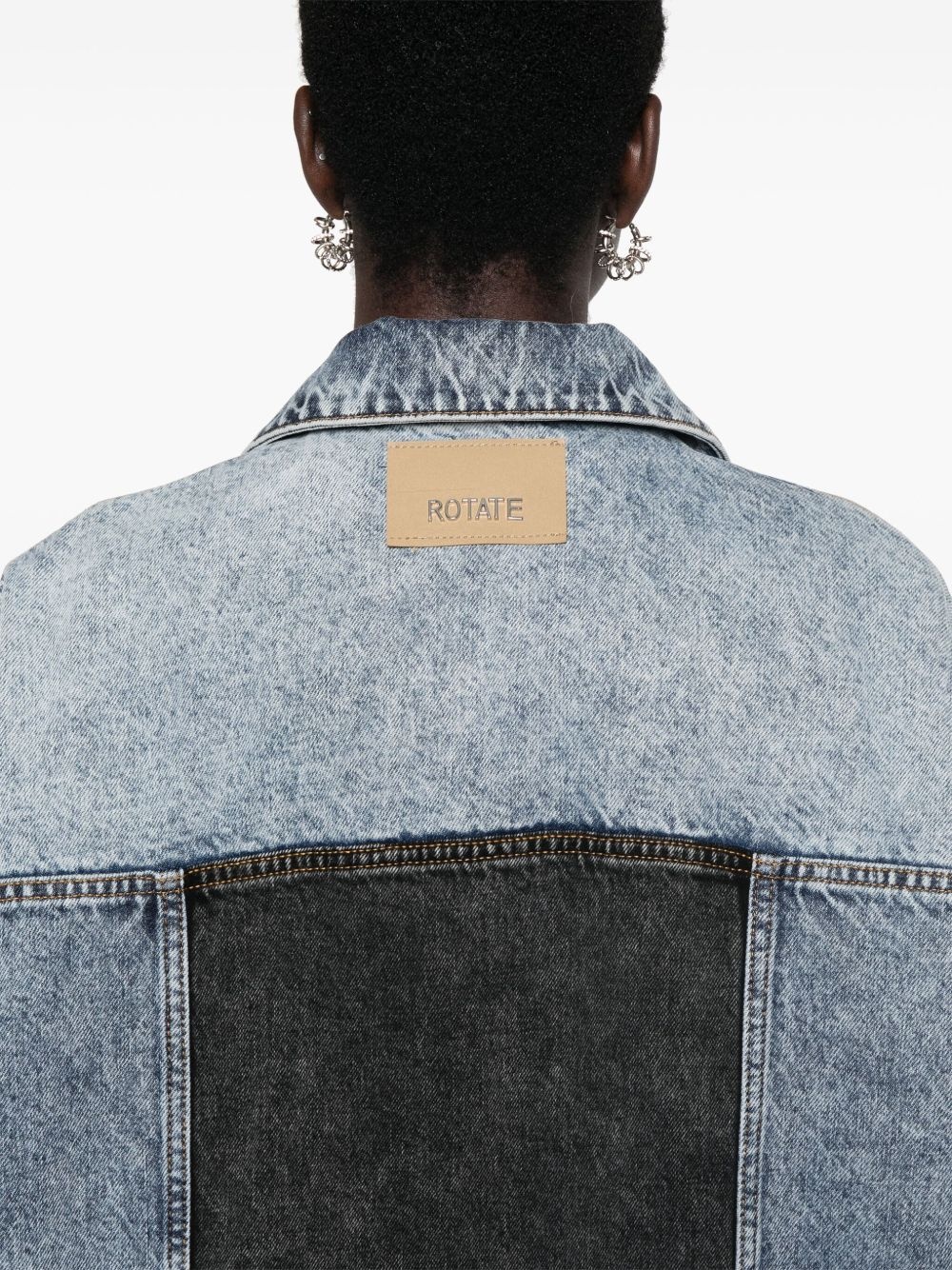 patchwork jacket - 5