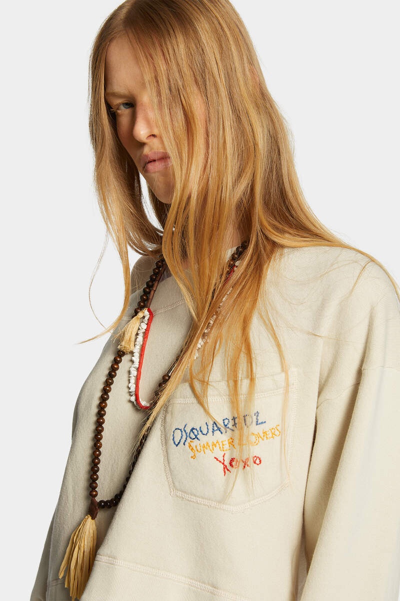 SUMMER LOVERS DROPPED SHOULDER SWEATSHIRT - 5
