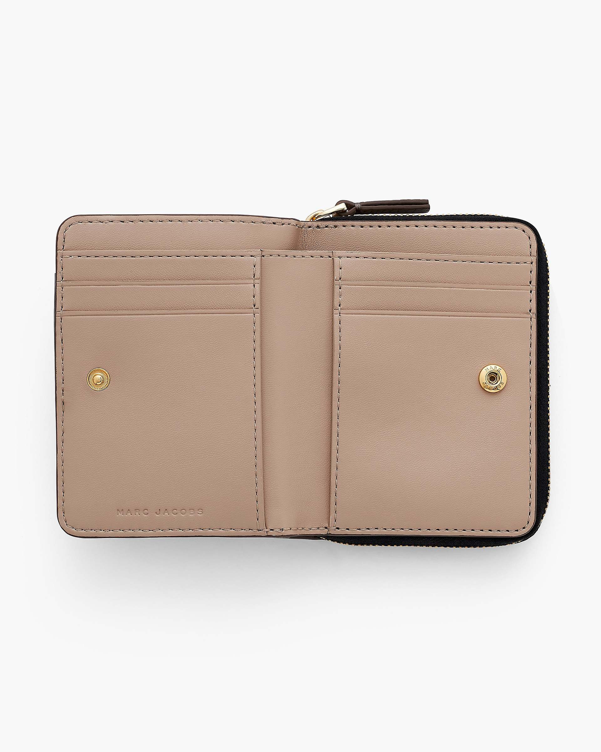 THE LEATHER MINI COMPACT WALLET - 2