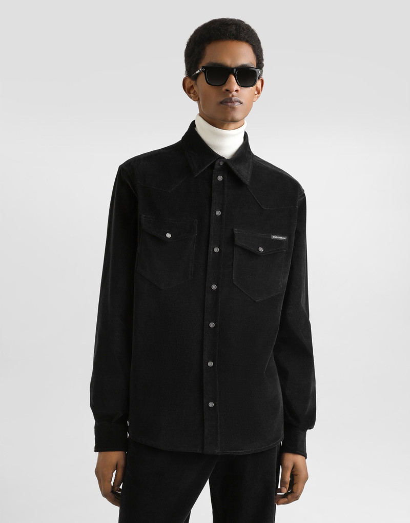 Dolce & Gabbana Fine-wale corduroy shirt outlook