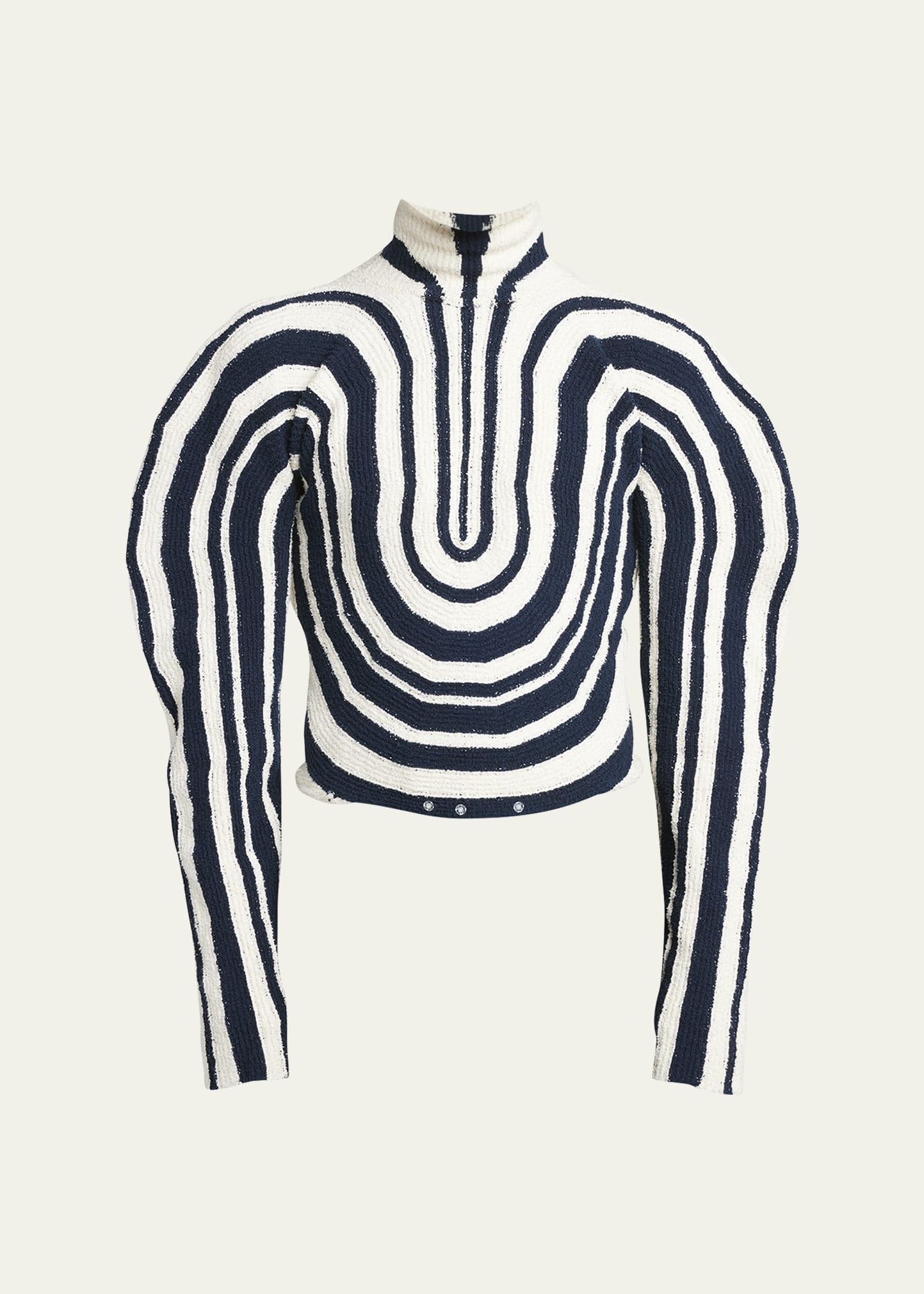 H*S様 Bottega Veneta drivers Knit Knit bl BOTTEGA VENETA | Intrecciato 3D Knit Sweater | Men | Lane