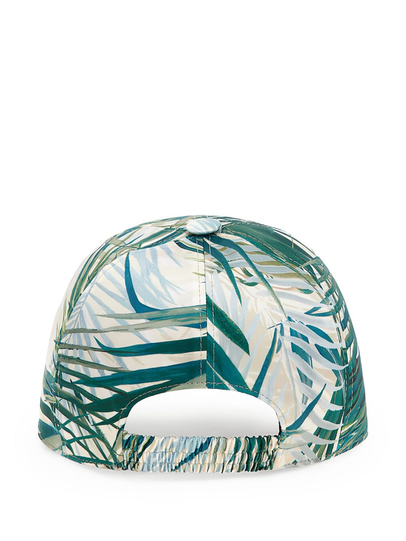 Roberto Cavalli palm-print embroidered-logo baseball cap outlook