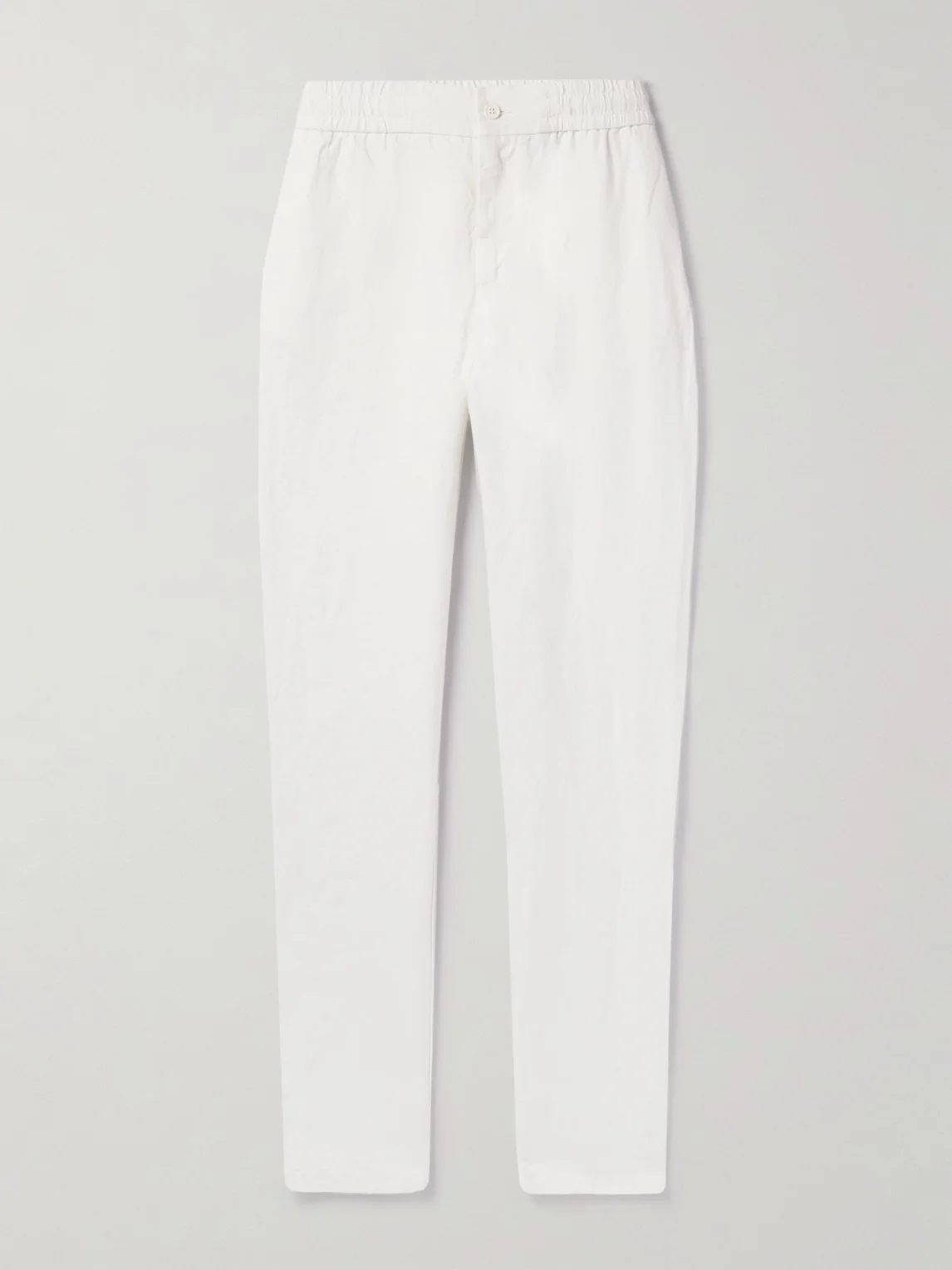 Cornell Straight-Leg Washed Linen Trousers - 1