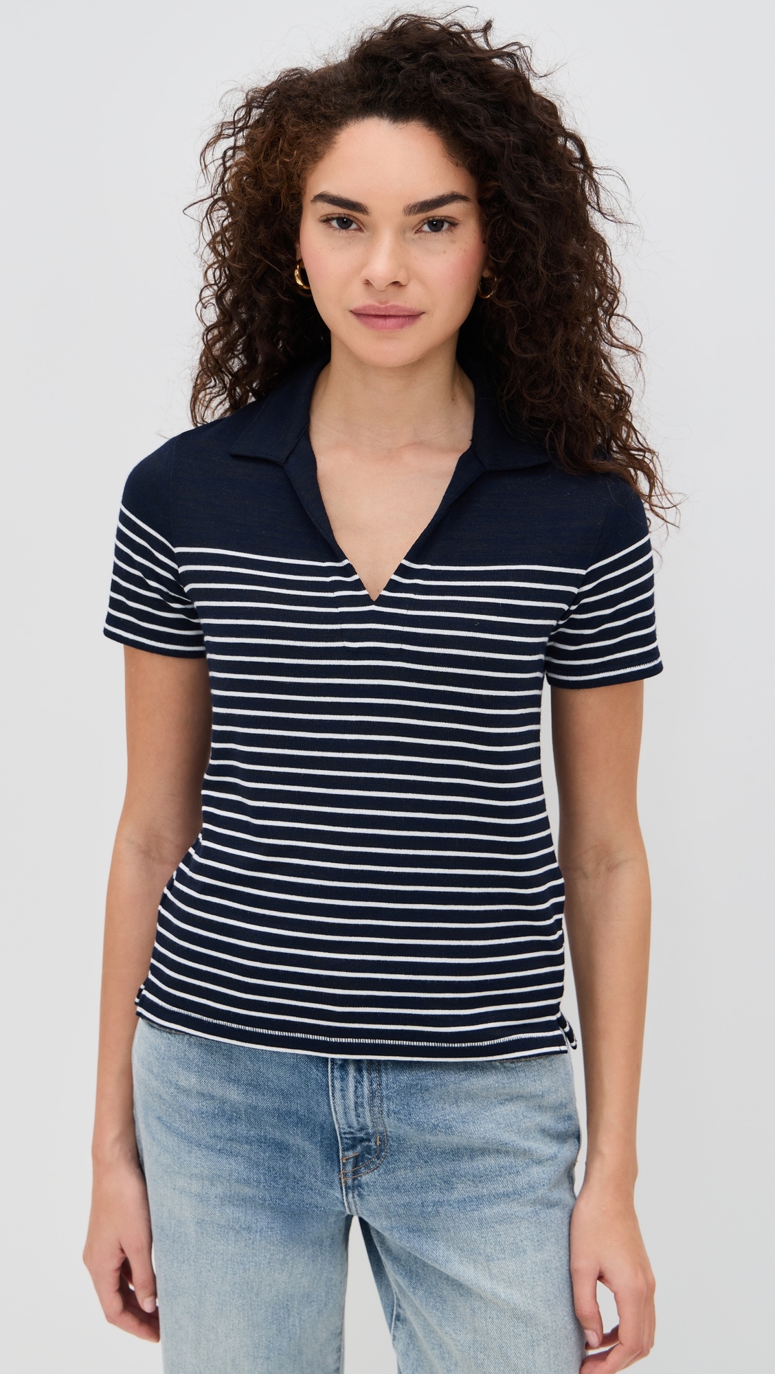 The Knit Stripe Polo - 6
