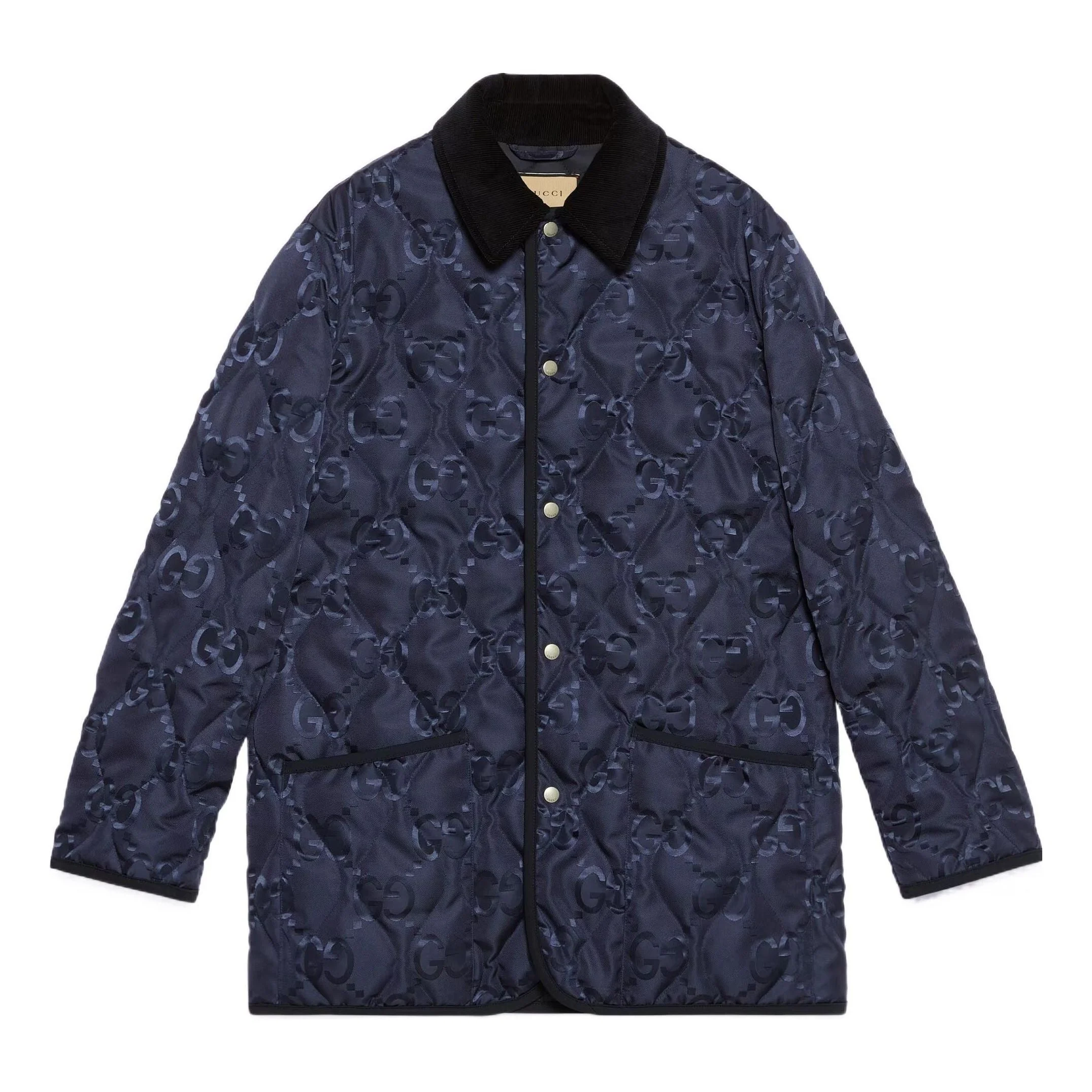 Gucci Quilted GG Jumbo Jacket 'Blue' 722499-ZALX3-4348 - 1
