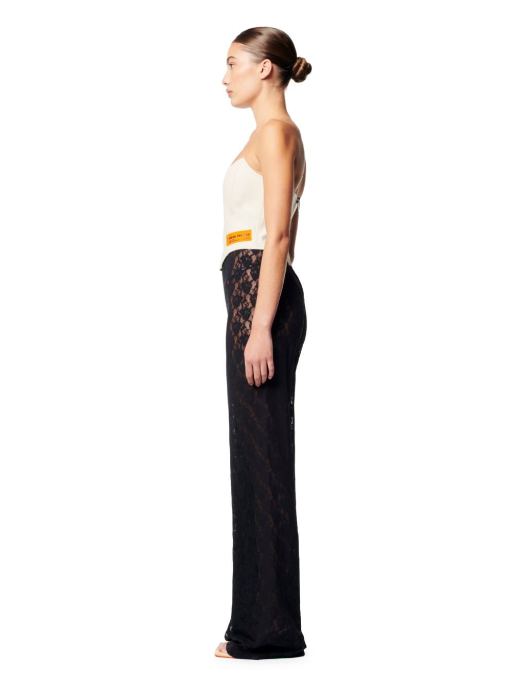 Lace Wide Leg Trousers - 3