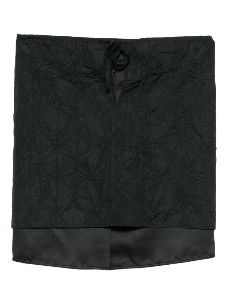PETER DO textured-panelled mini skirt outlook