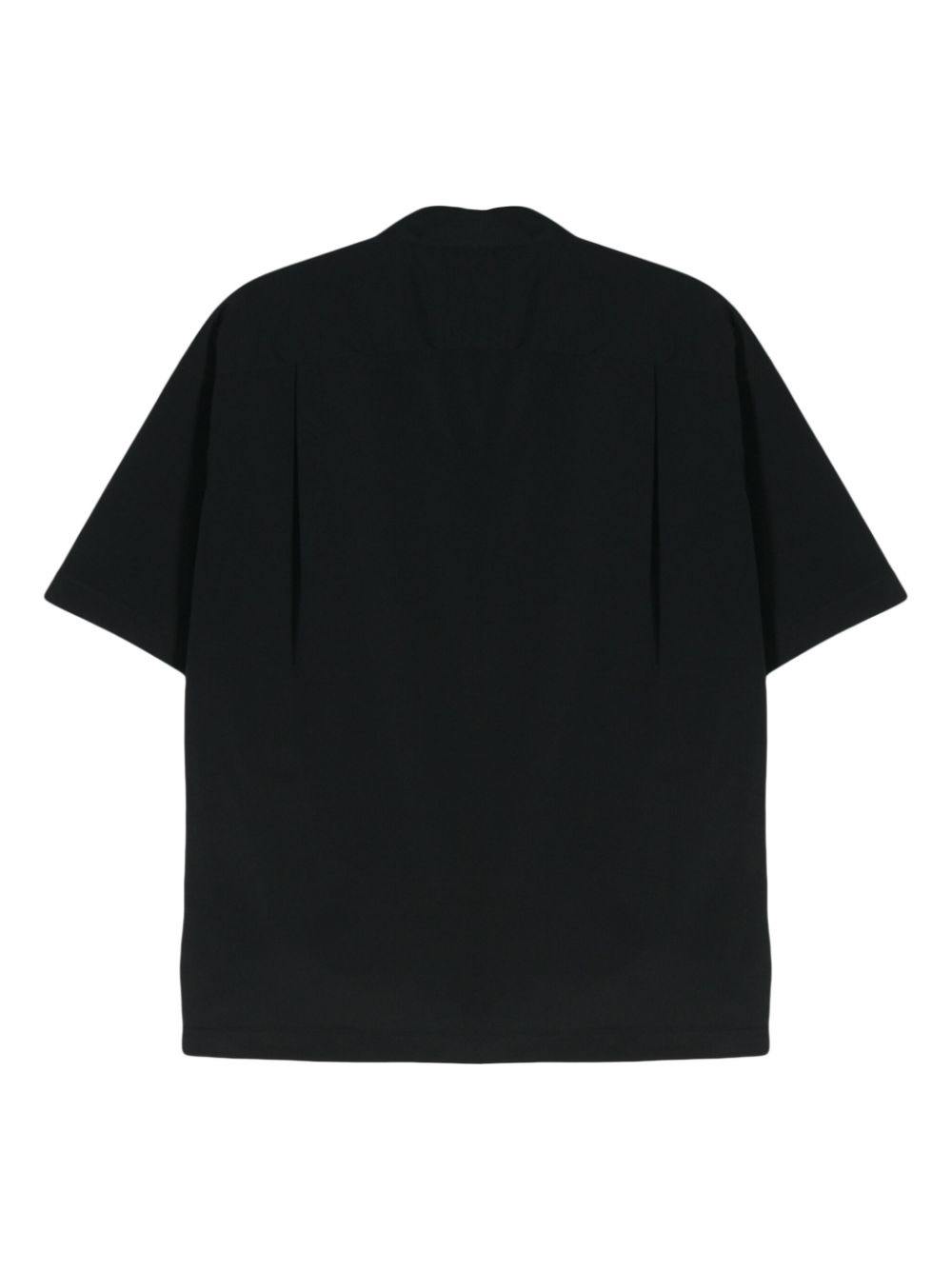 logo-patch classic-collar shirt - 2