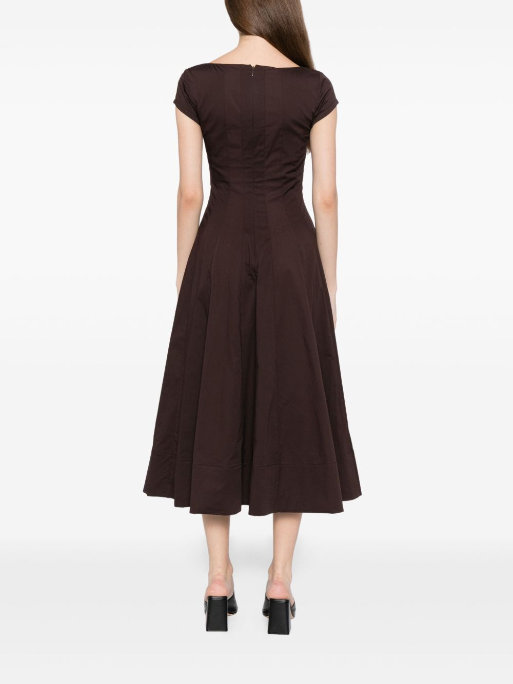 short-sleeved wells dress - 4
