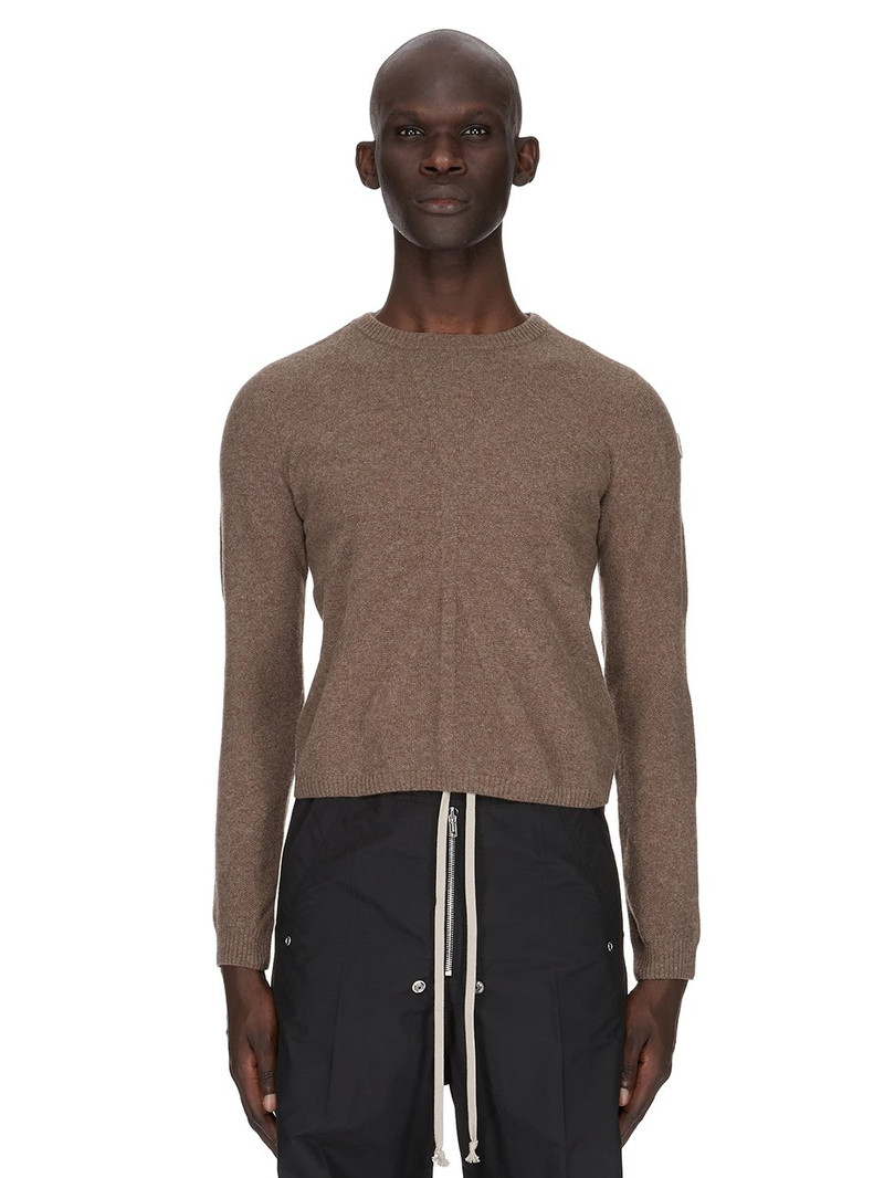 Moncler + Rick Owens Gray Biker Level Round Neck Sweater 7