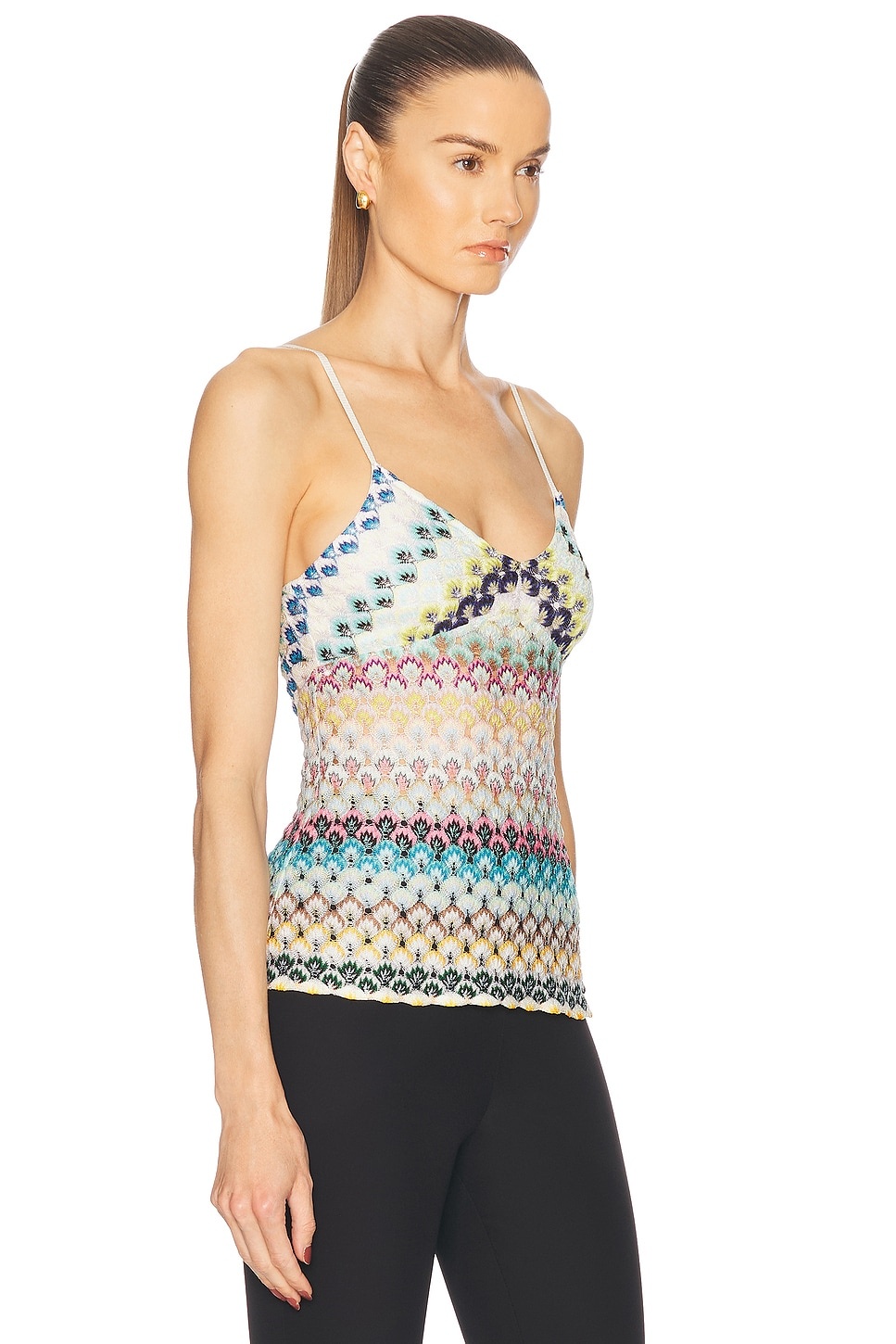 Striped Sleeveless Top - 2