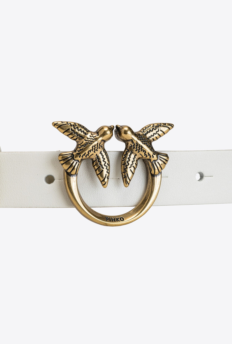 PINKO LOVE BIRDS BELT WITH CHAIN outlook