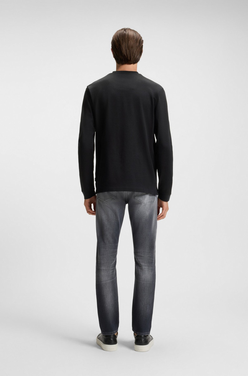 MICRO-PATTERN T-SHIRT IN MERCERISED COTTON 5