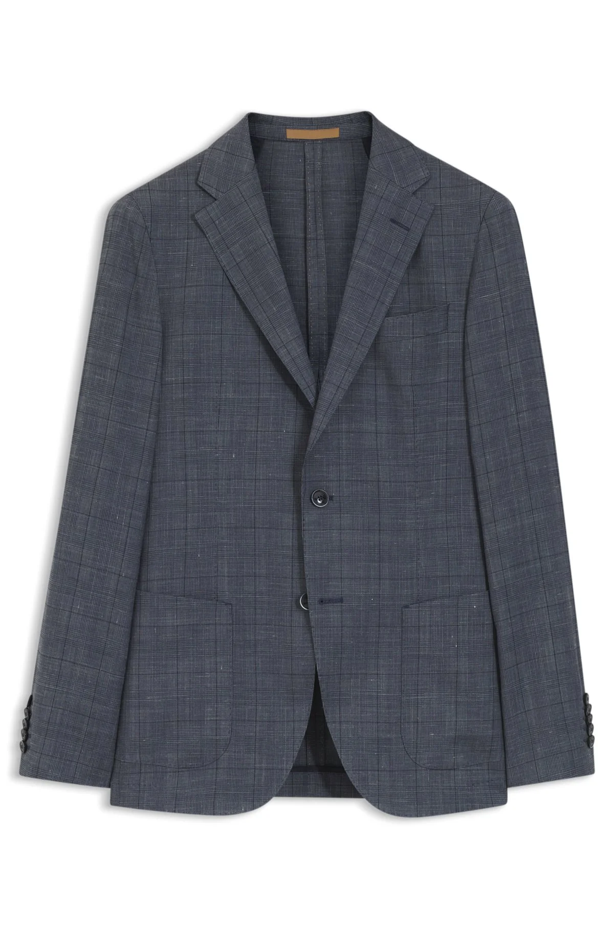 SLIM-FIT JACKET IN VIRGIN WOOL, SILK AND LINEN - 1