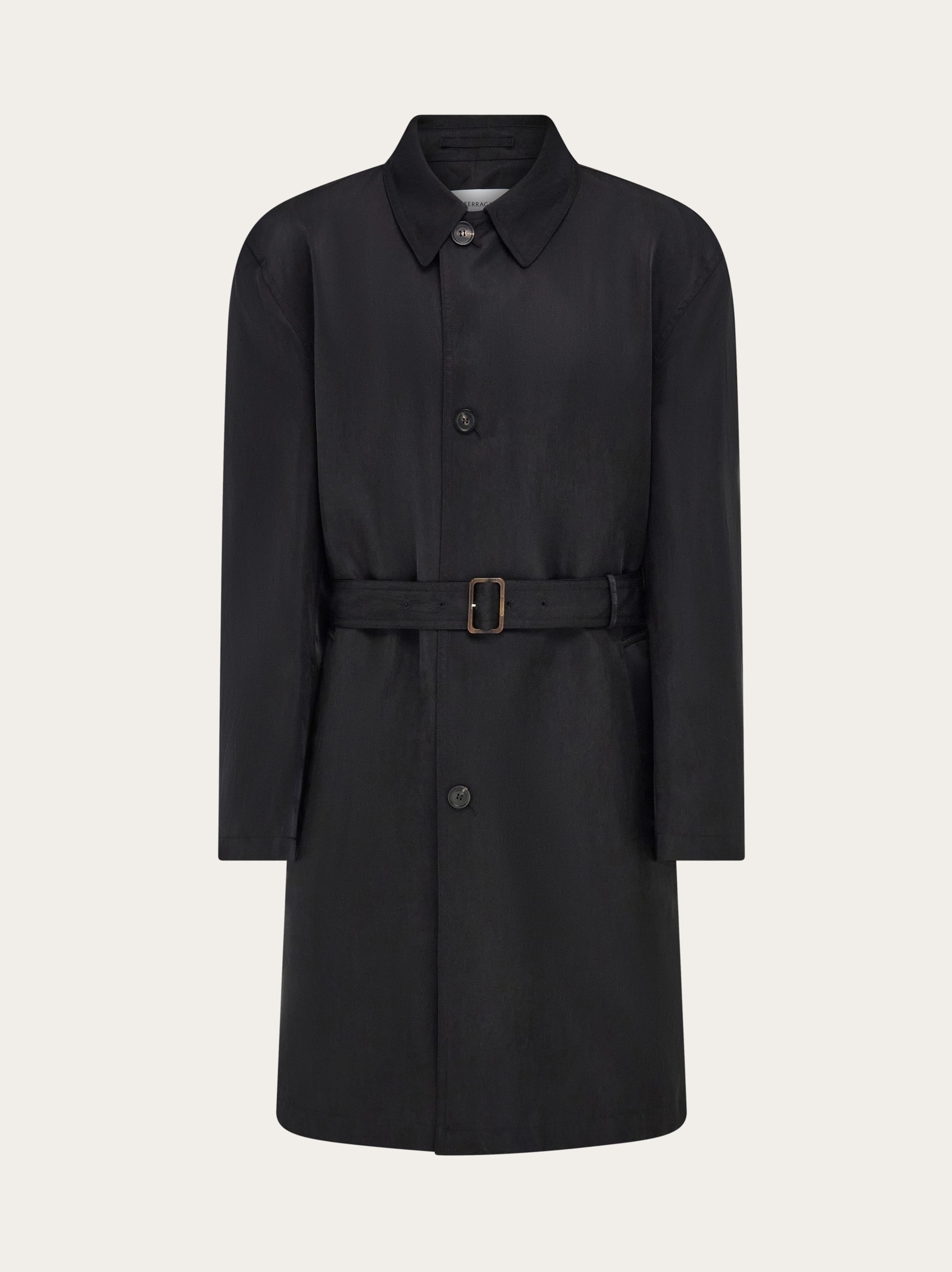 Belted duster coat - 1