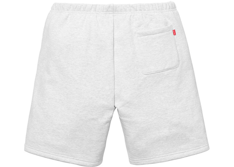 Supreme Supreme Leg Embroidery Sweatshort Ash Grey outlook