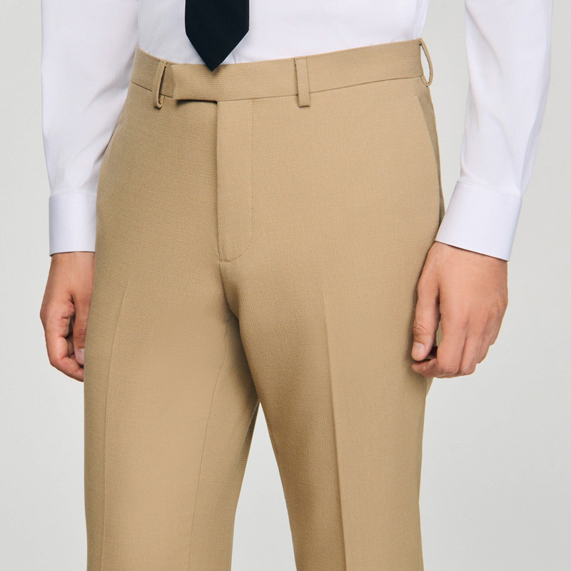 WOOL SUIT TROUSERS 4