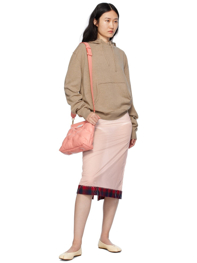 Maison Margiela Pink Loose Thread Midi Skirt outlook