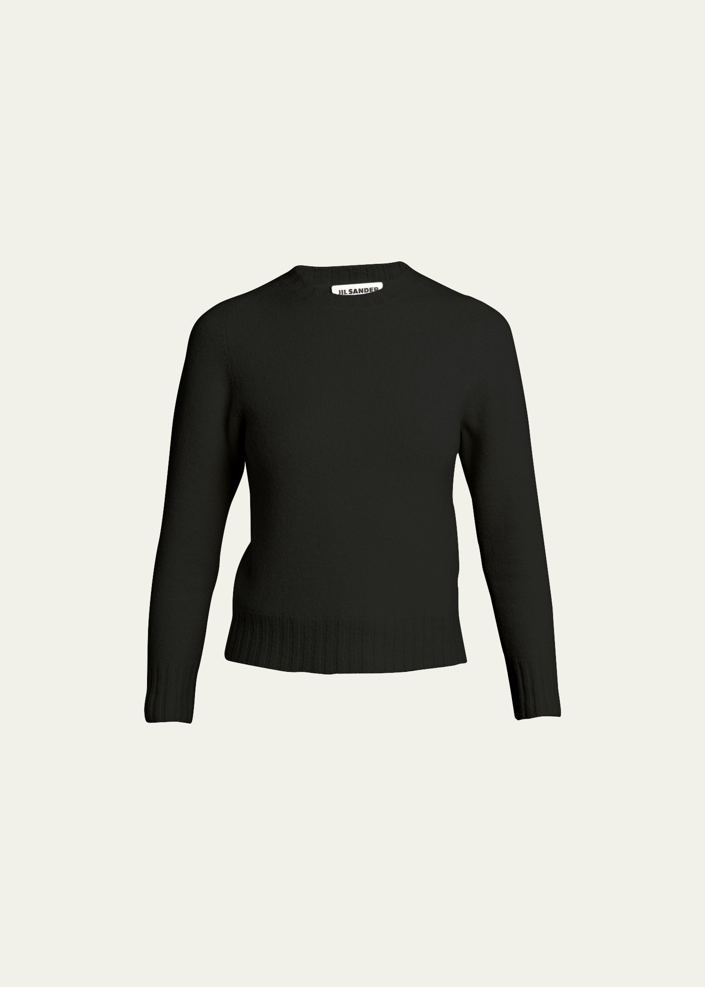 Round-Neck Wool Sweater - 1