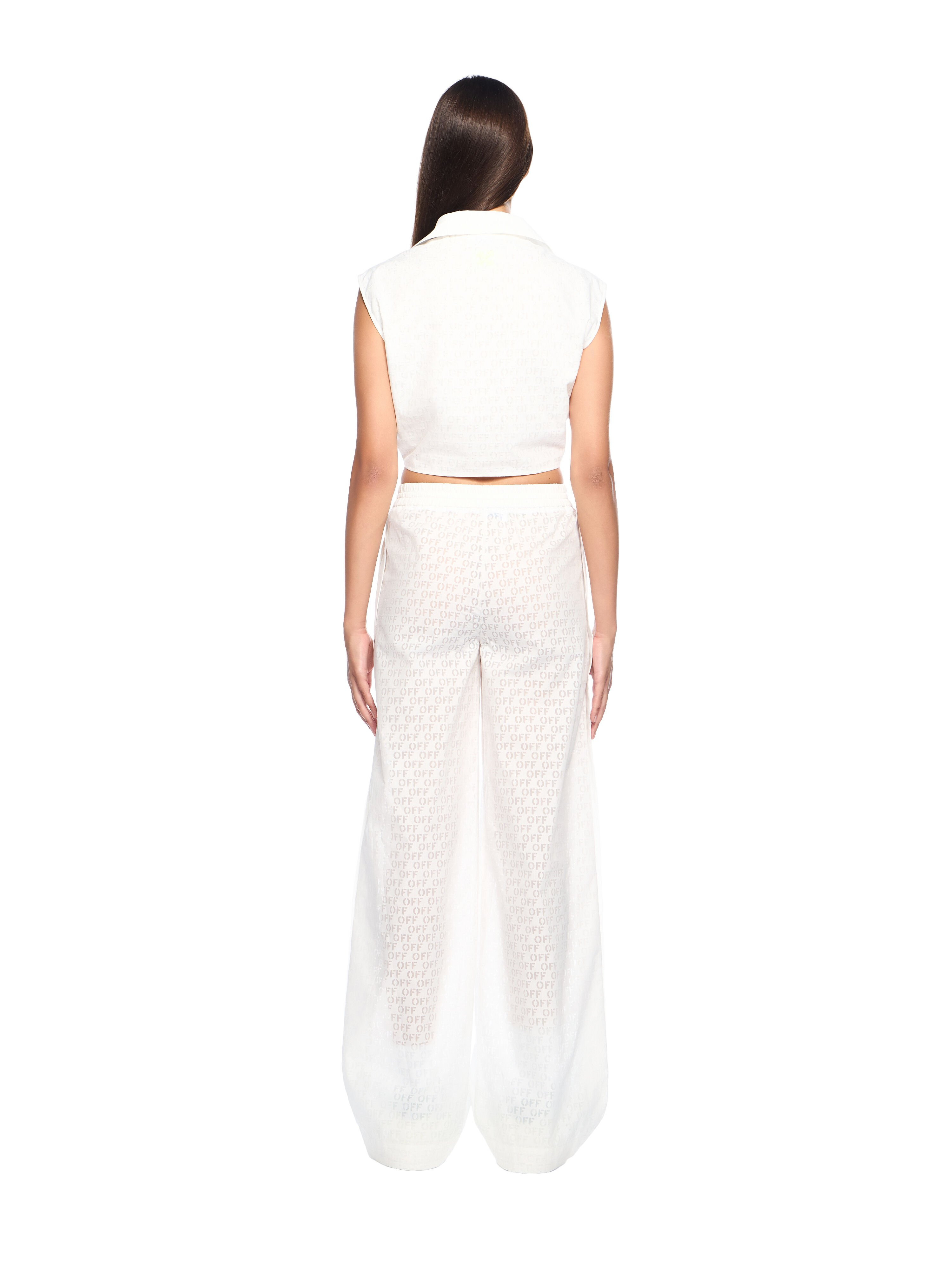Off Stamp Wide-Leg Pants - 4