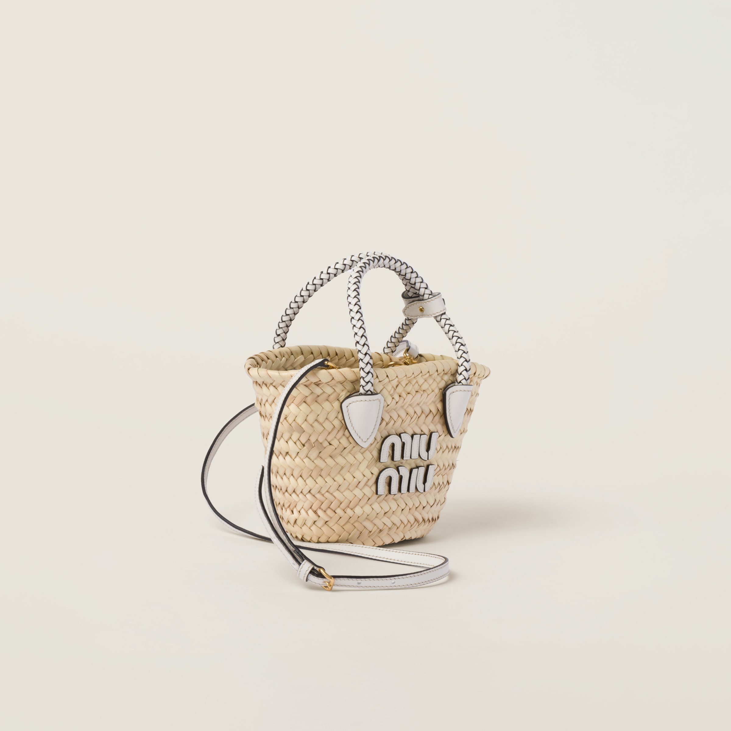 Woven fabric handbag - 3