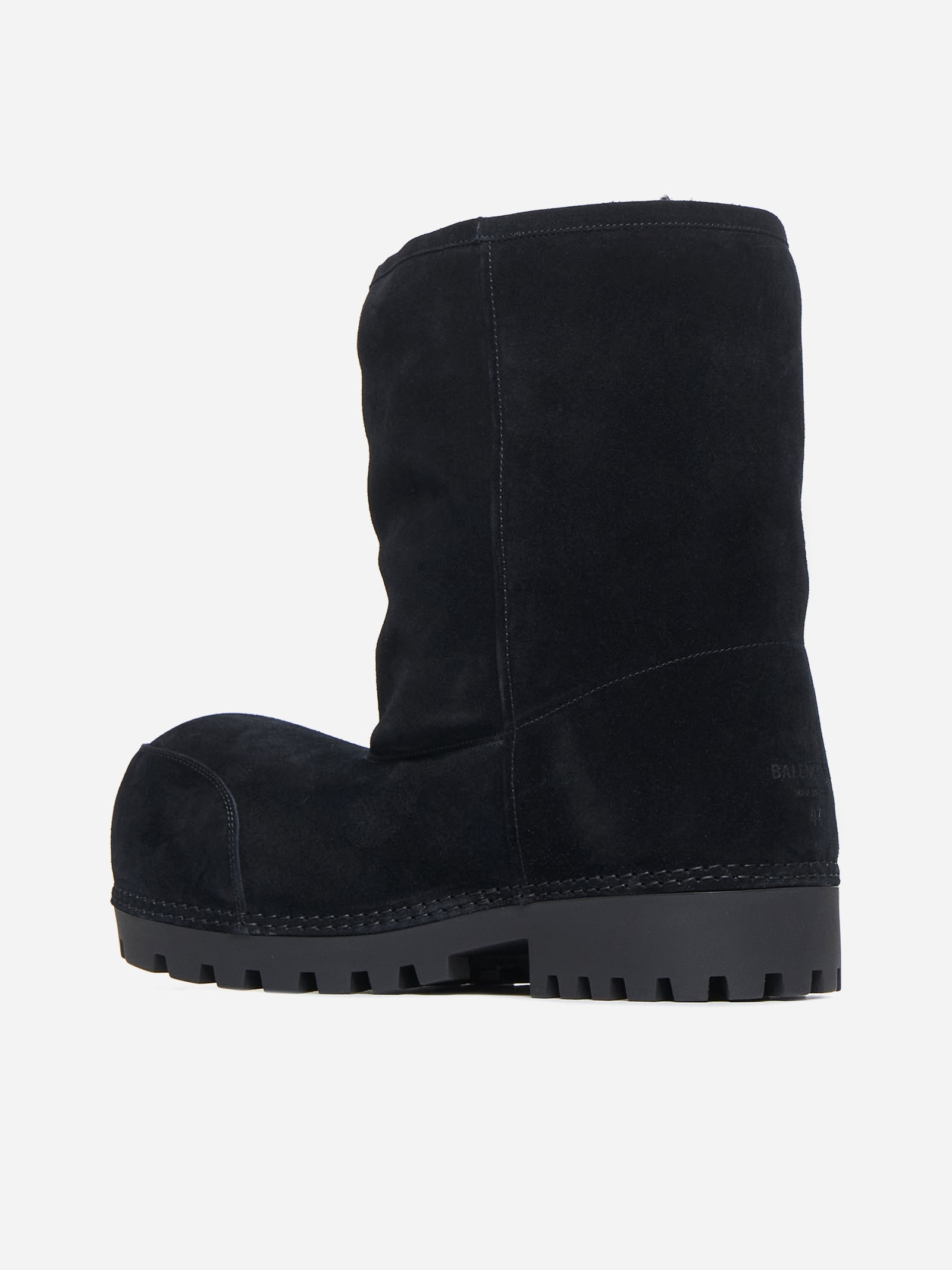 Alaska Fur suede ankle boots - 3