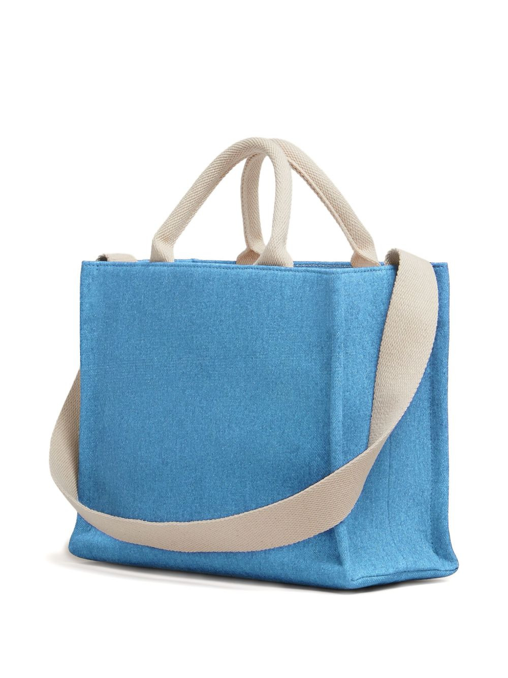 small denim tote bag - 3