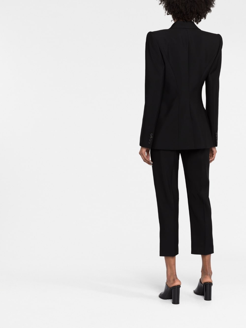 asymmetric double-breasted blazer - 6